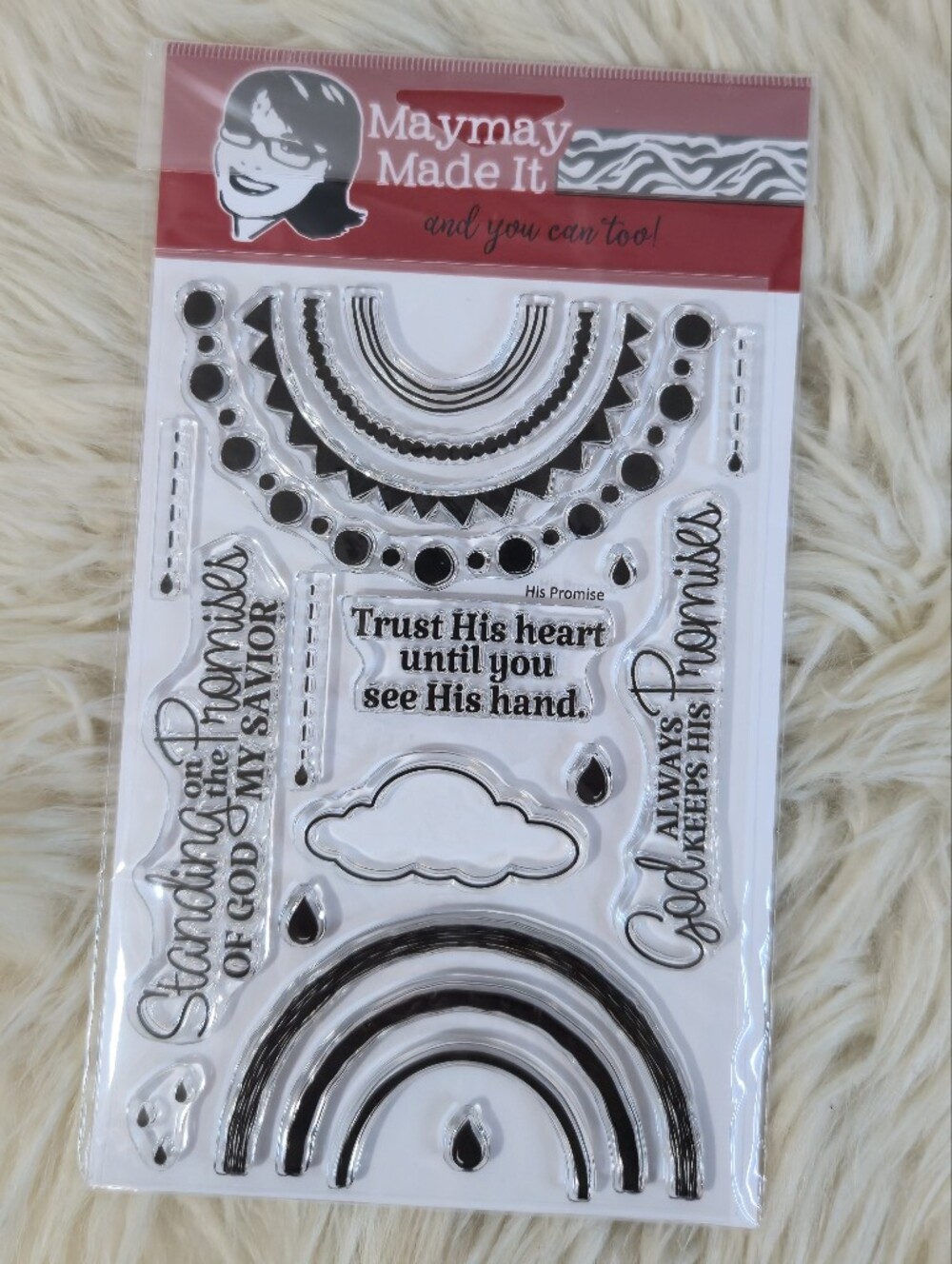 Maymay Made It His Promise Scripture Clear Stamp